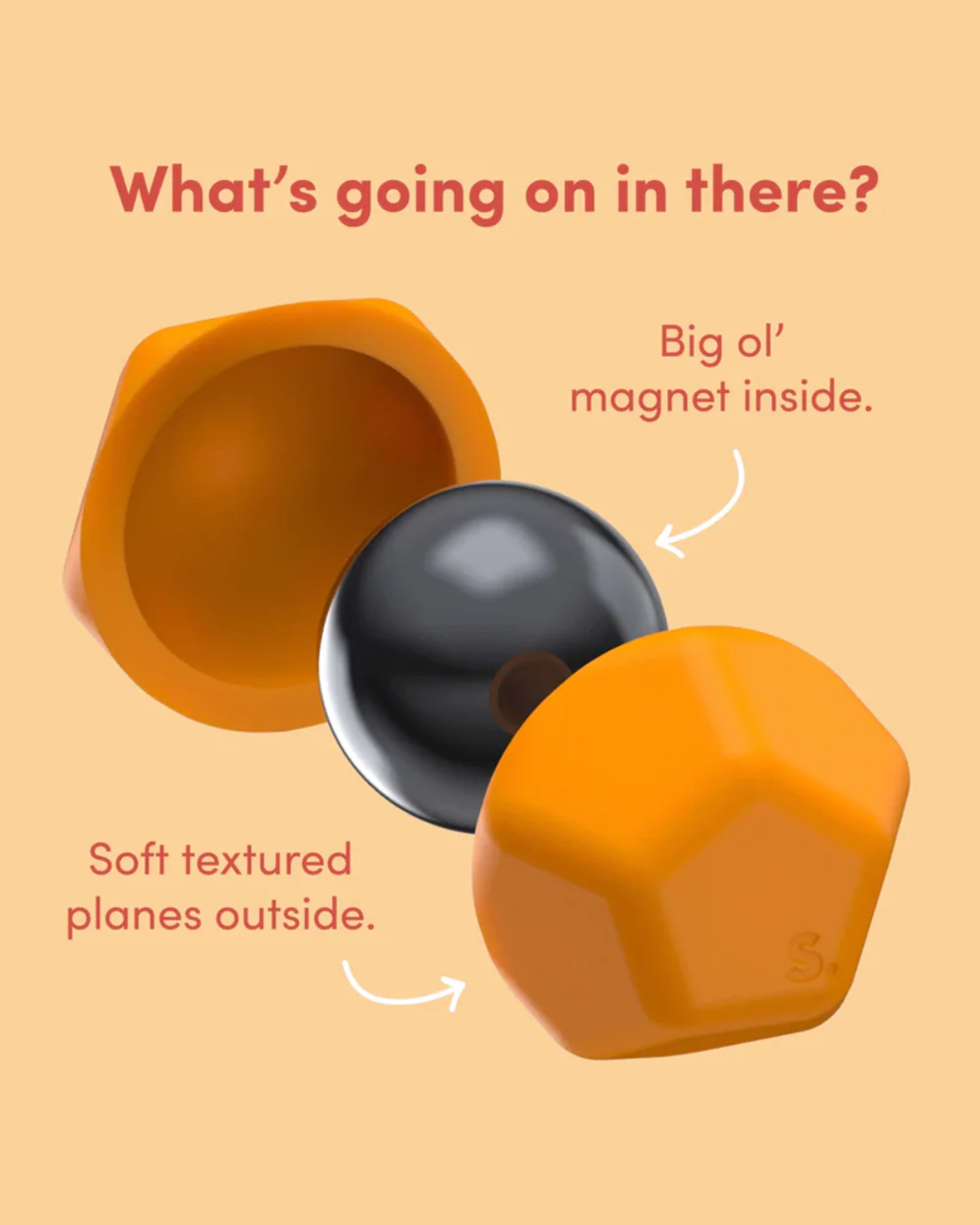 Odds Silicone Magnets Orange Planes