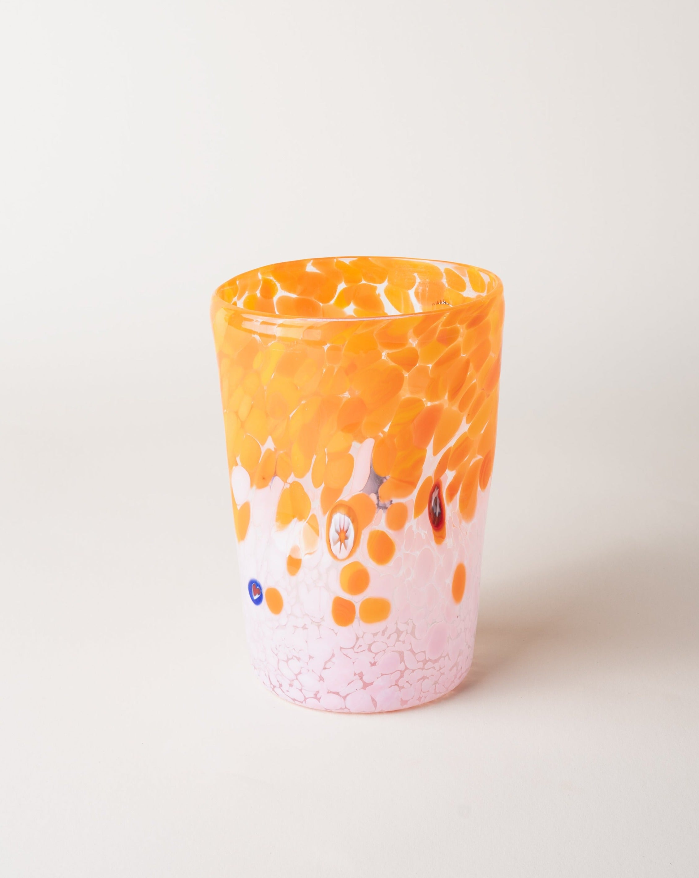 Ombre Murano Tumbler Orange & Pink