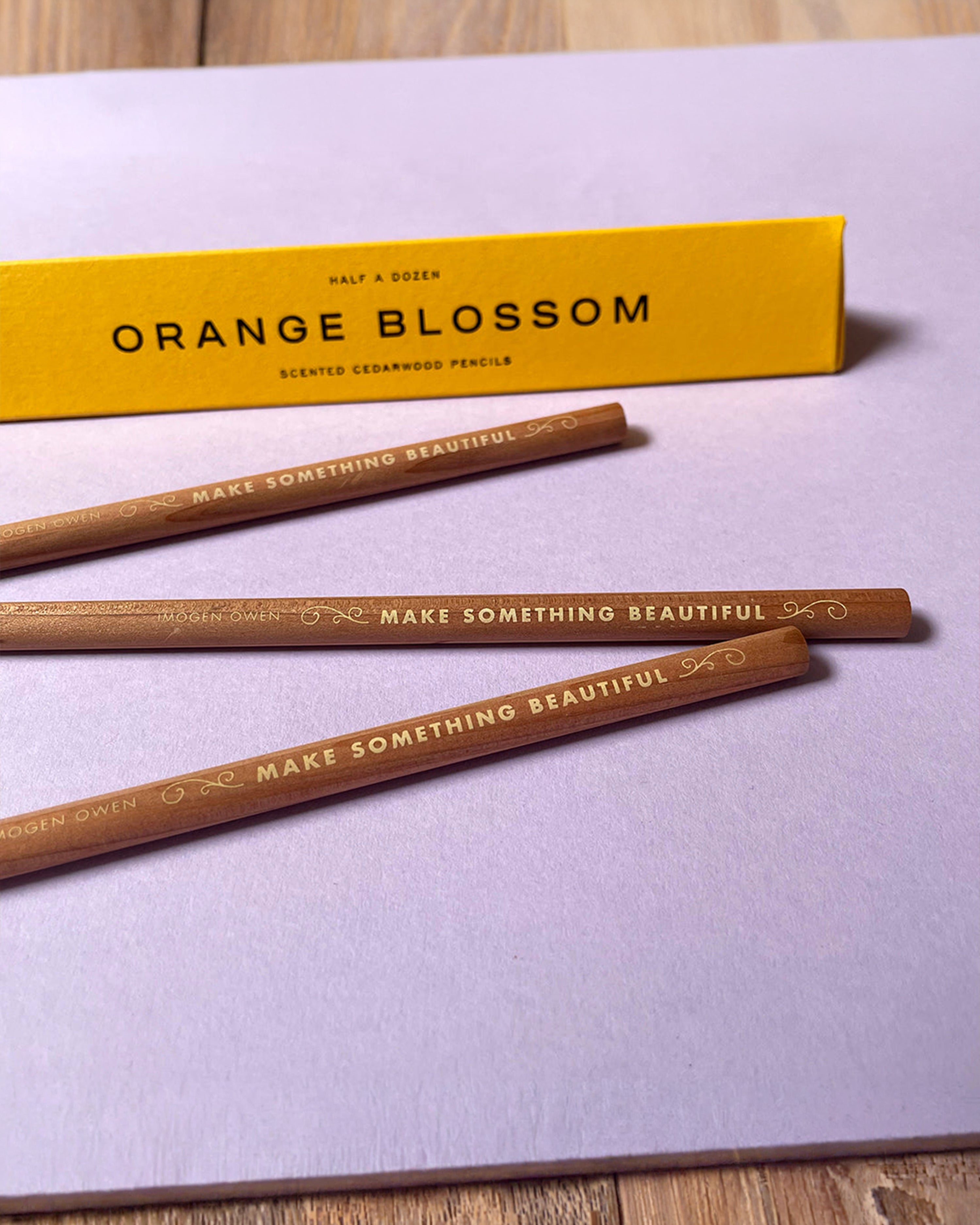 Orange Blossom Scented Pencils