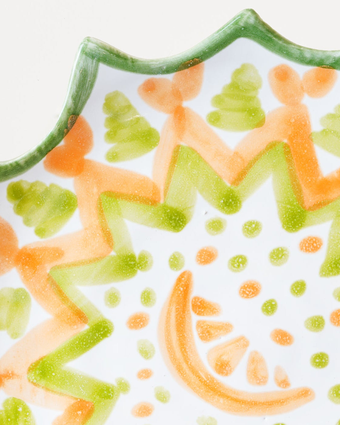 Orange Slice Dessert Plate D24cm