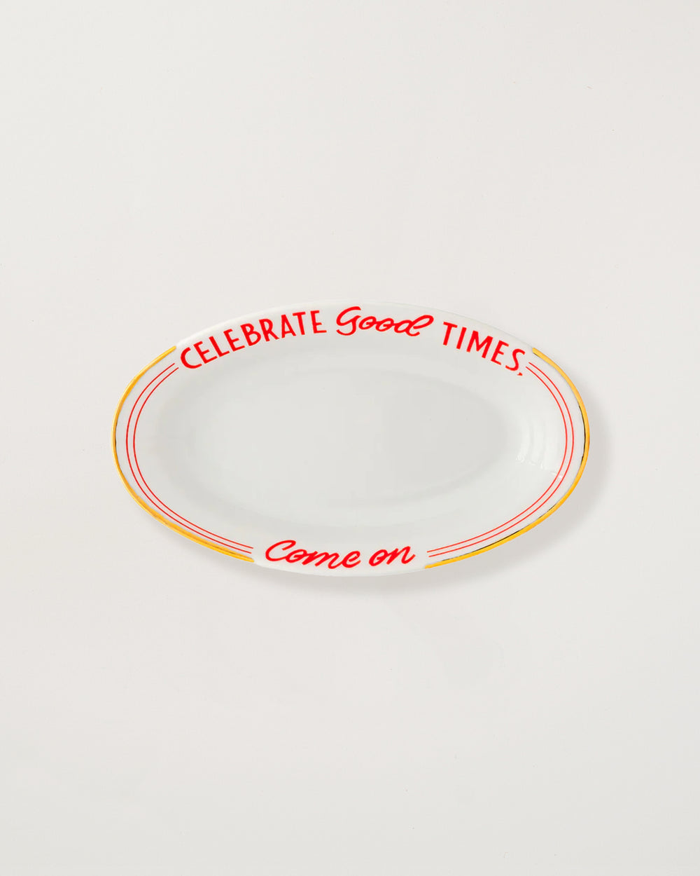 Oval Dish Celebrate Good Times