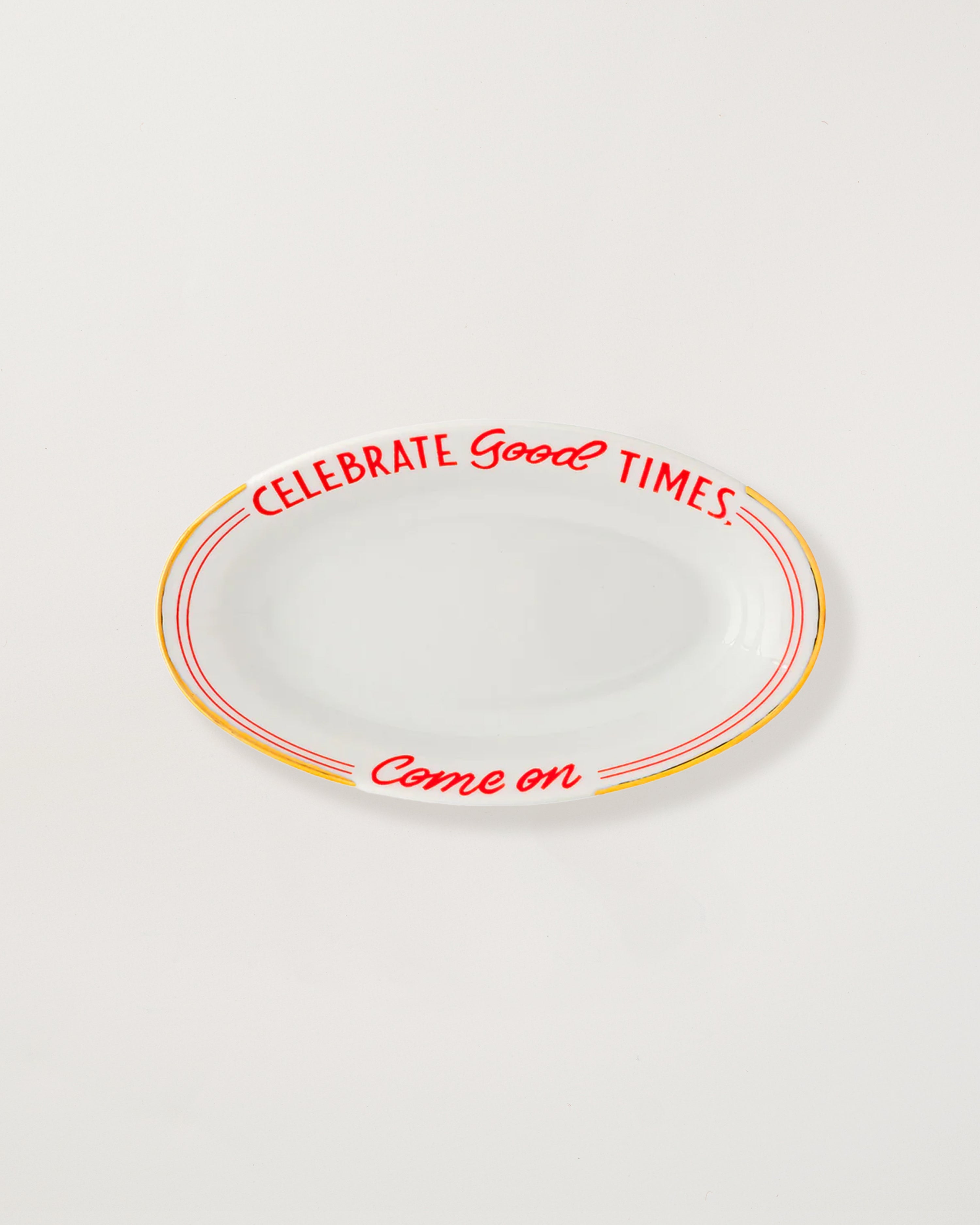 Oval Dish Celebrate Good Times