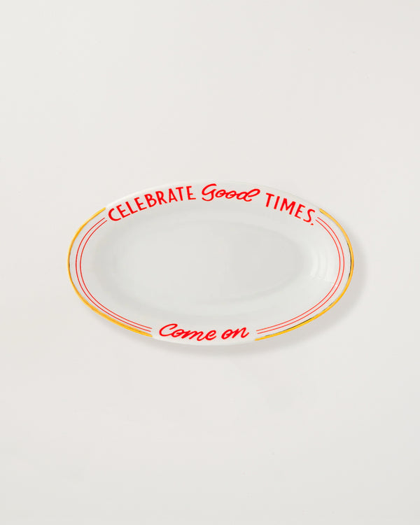 Oval Dish Celebrate Good Times