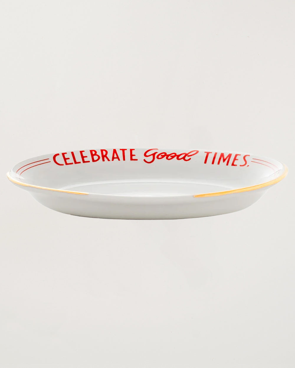 Oval Dish Celebrate Good Times