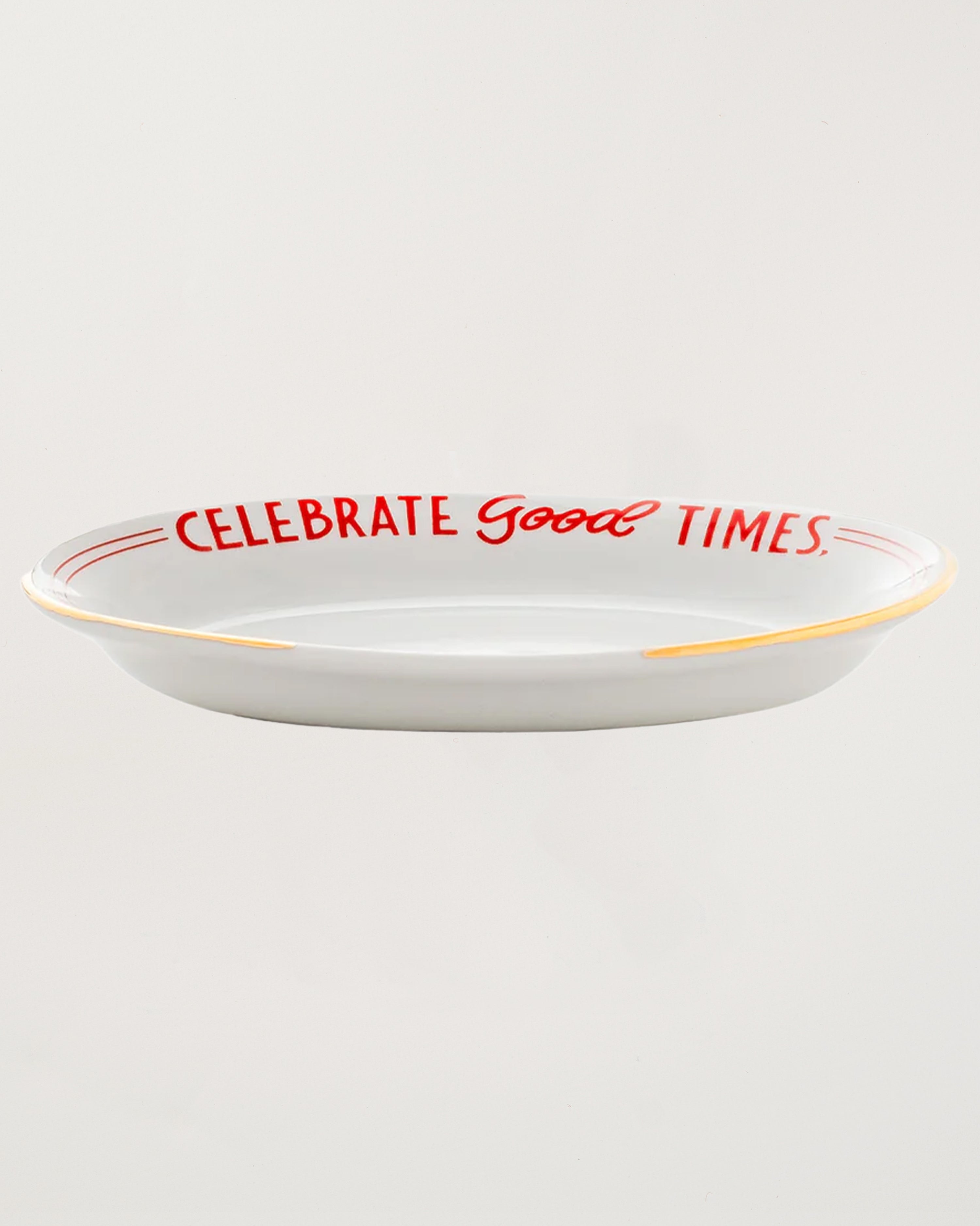 Oval Dish Celebrate Good Times