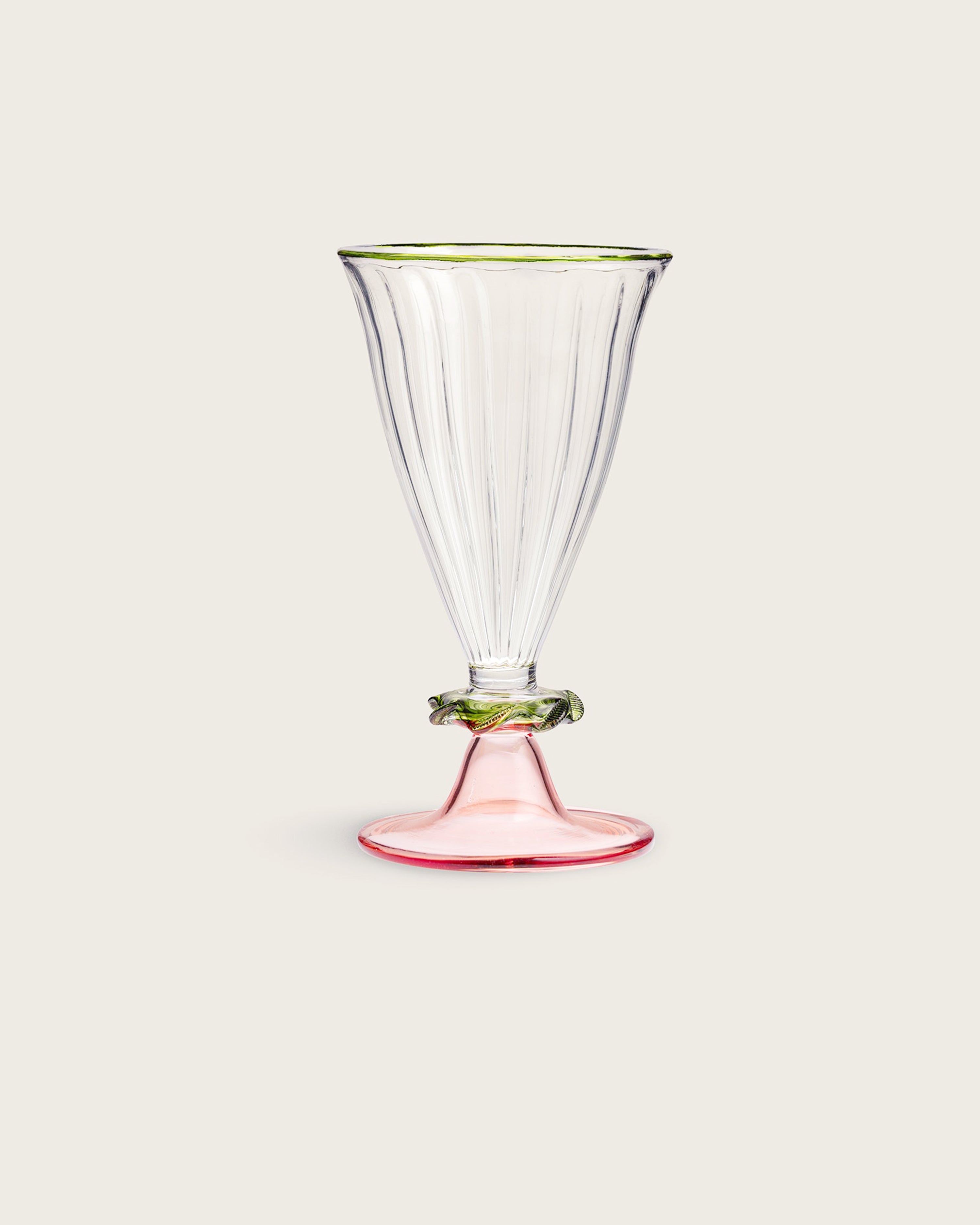 Palace Walk Handblown Wine Glass (Set of 4) Rose