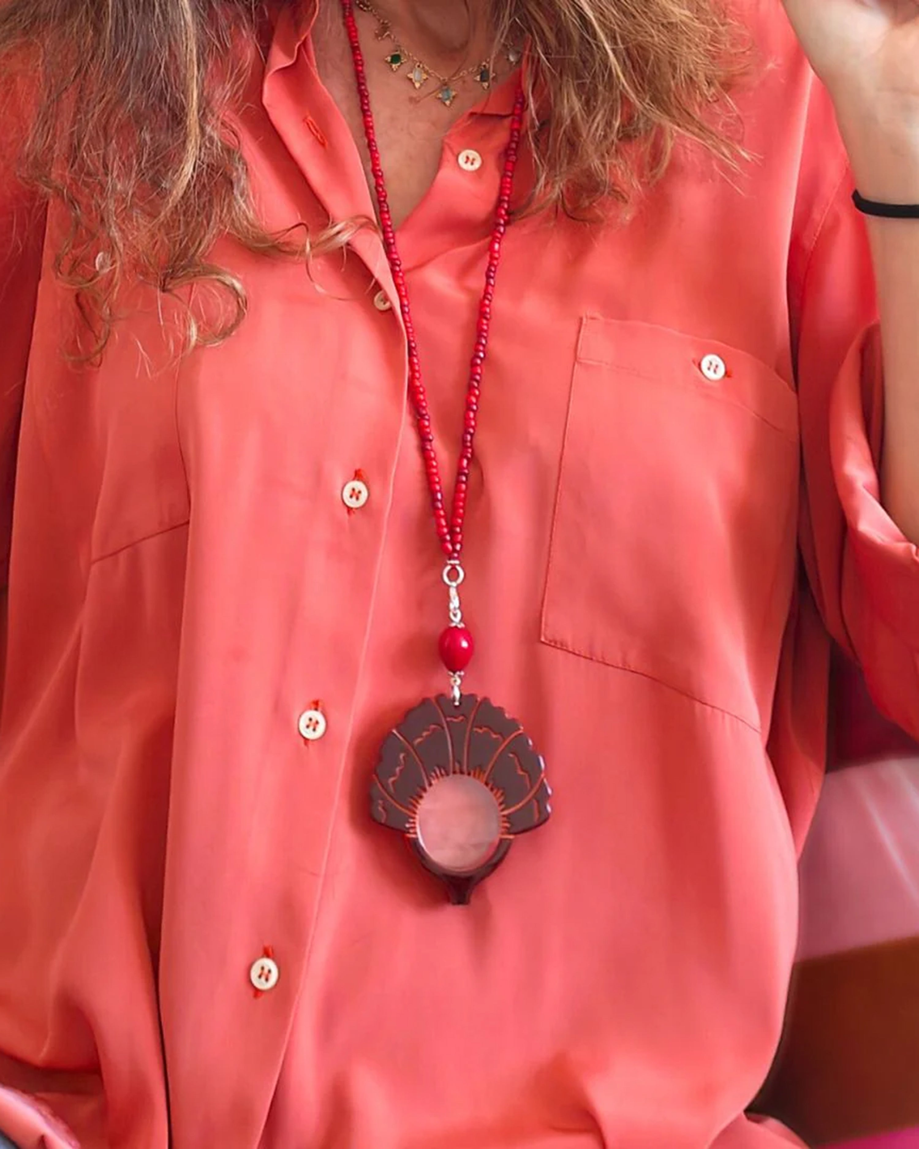 Pendant Glasses Andalusian Carnation