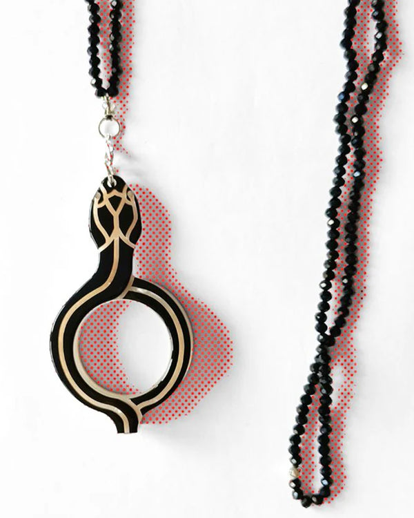 Pendant Glasses Diamond Snake