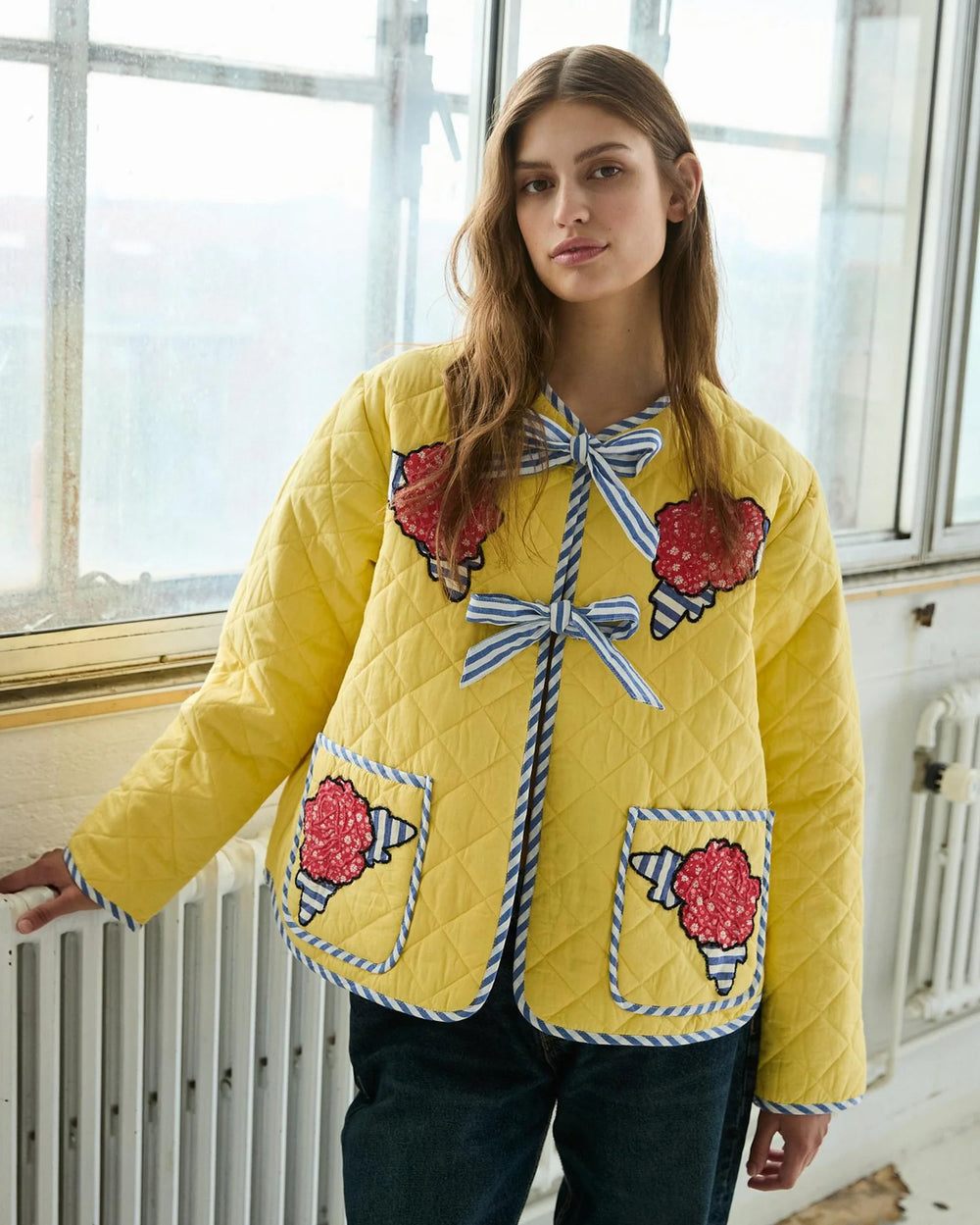Penny Jacket Popcorn Rose