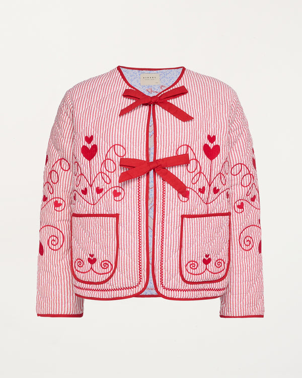 Penny Jacket Red Stripes