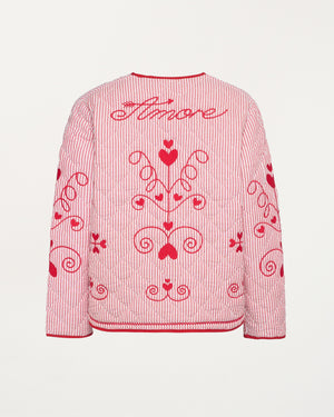 Penny Jacket Red Stripes
