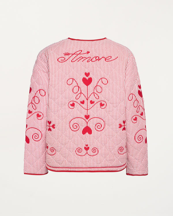 Penny Jacket Red Stripes