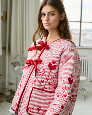 Penny Jacket Red Stripes