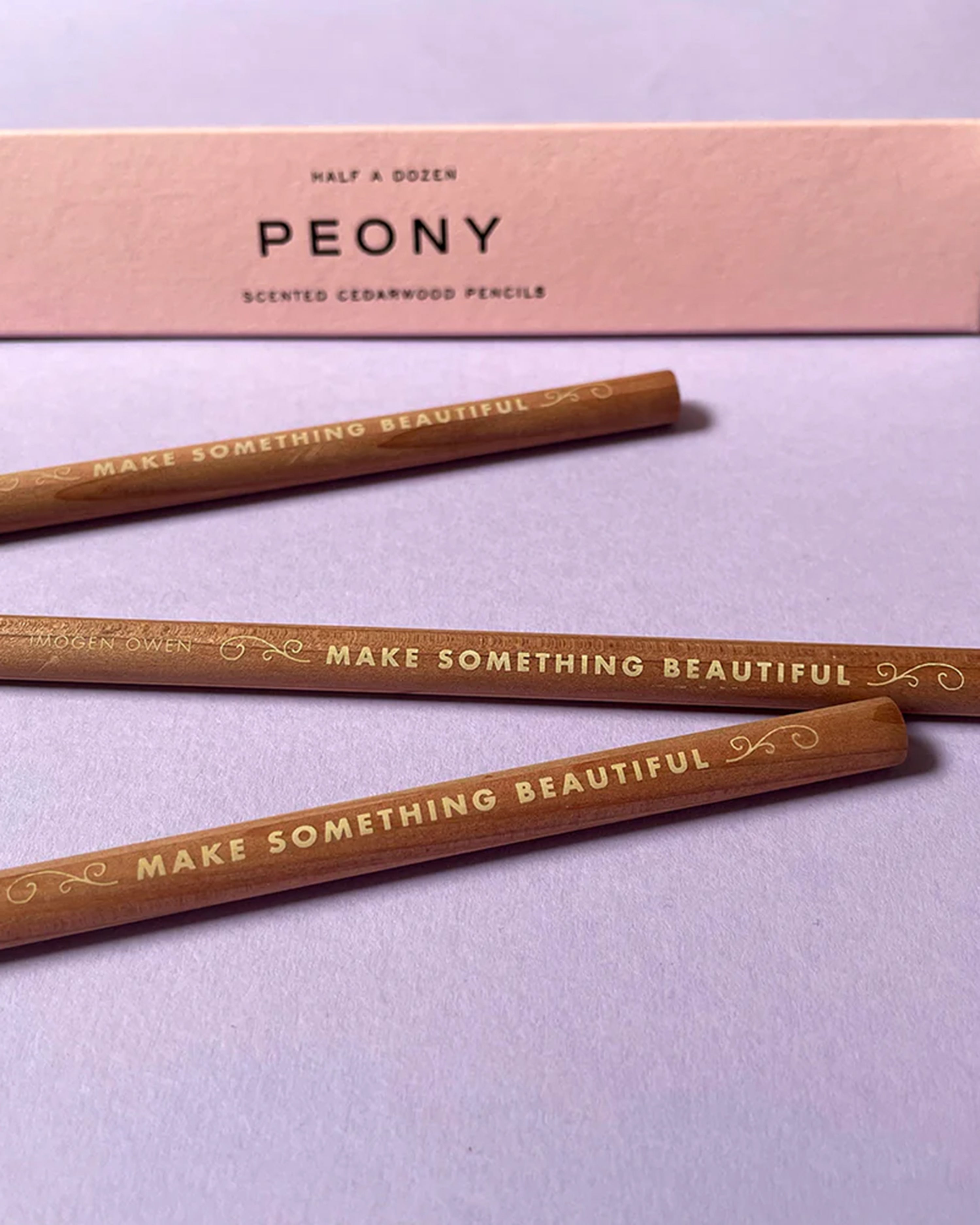 Peony Scented Pencils