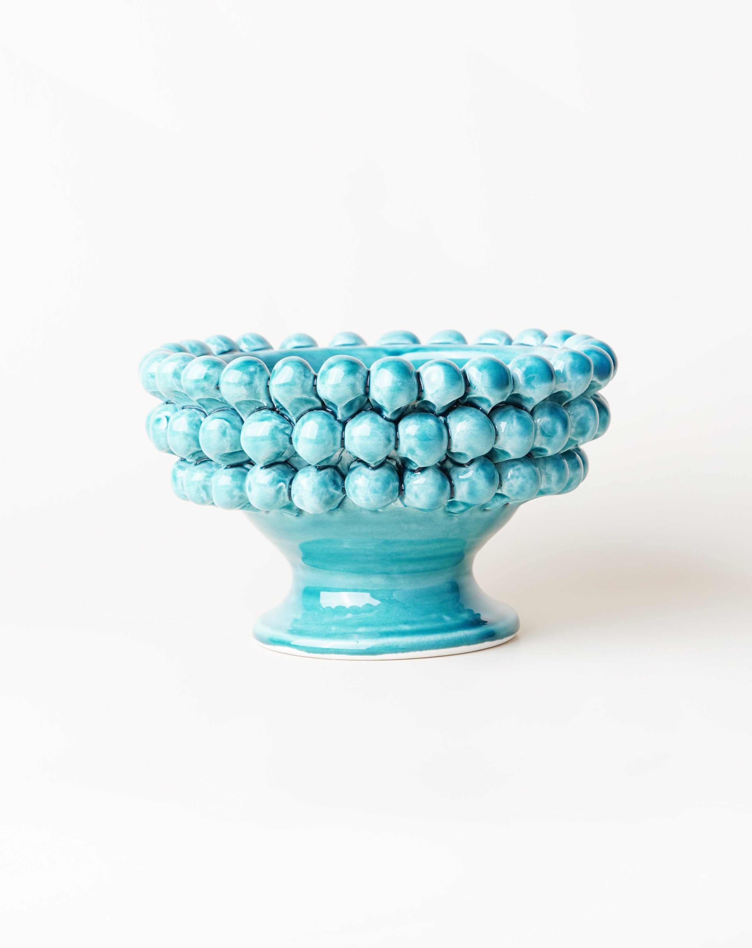 Pigna Aperta Bowl Turquoise D17cm