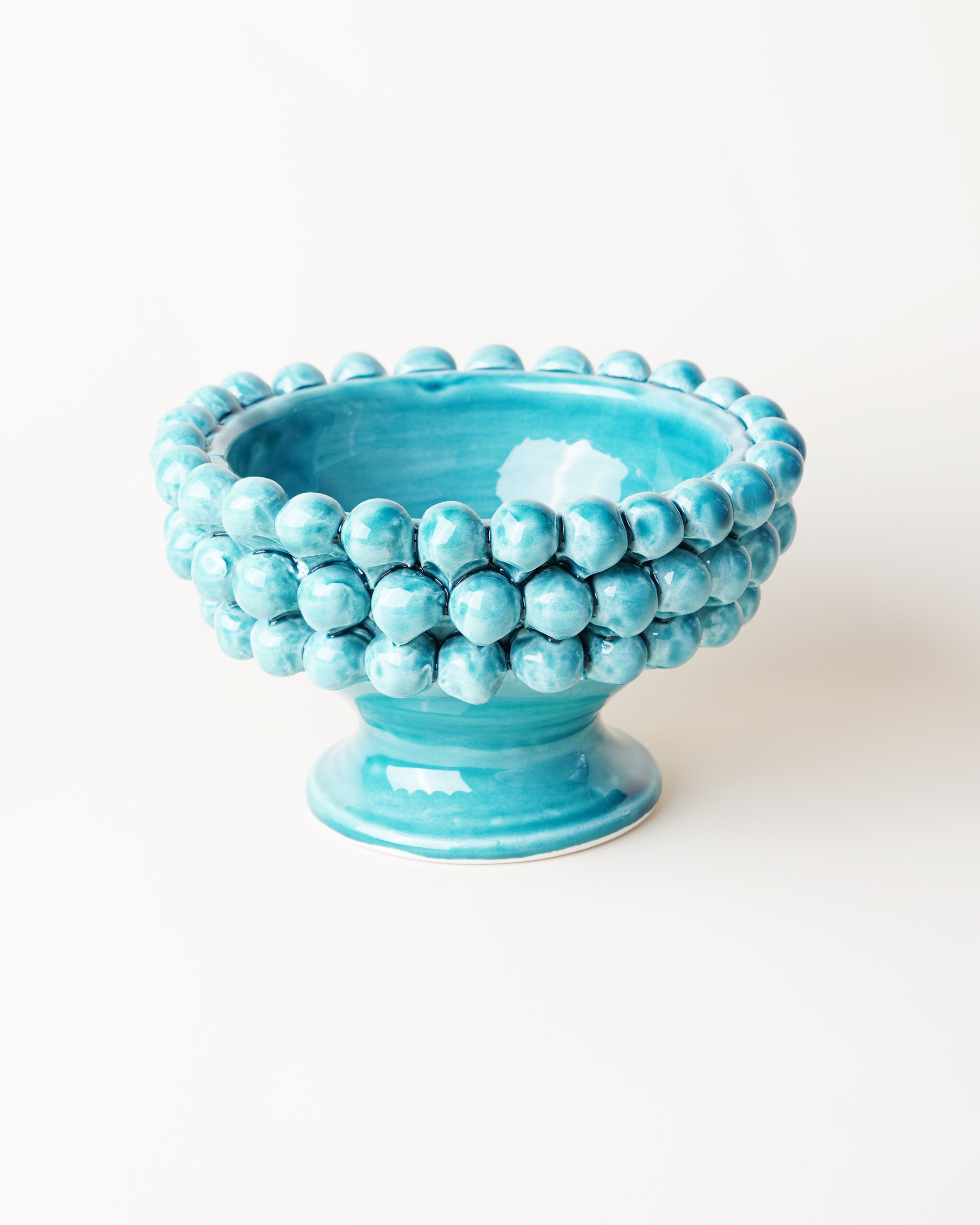 Pigna Aperta Bowl Turquoise D17cm