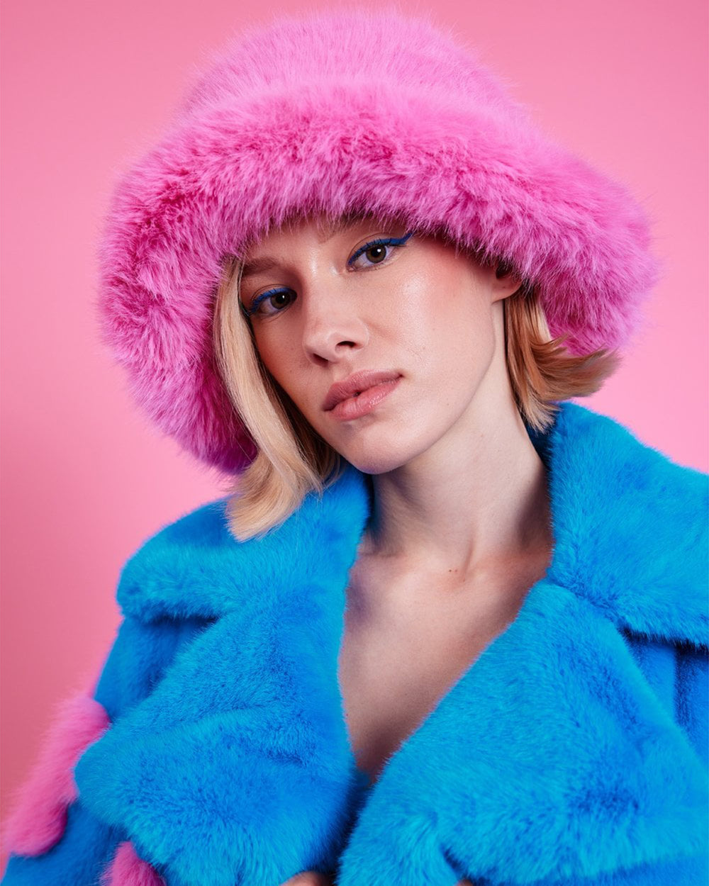 Pink Eco Bamboo Bucket Hat