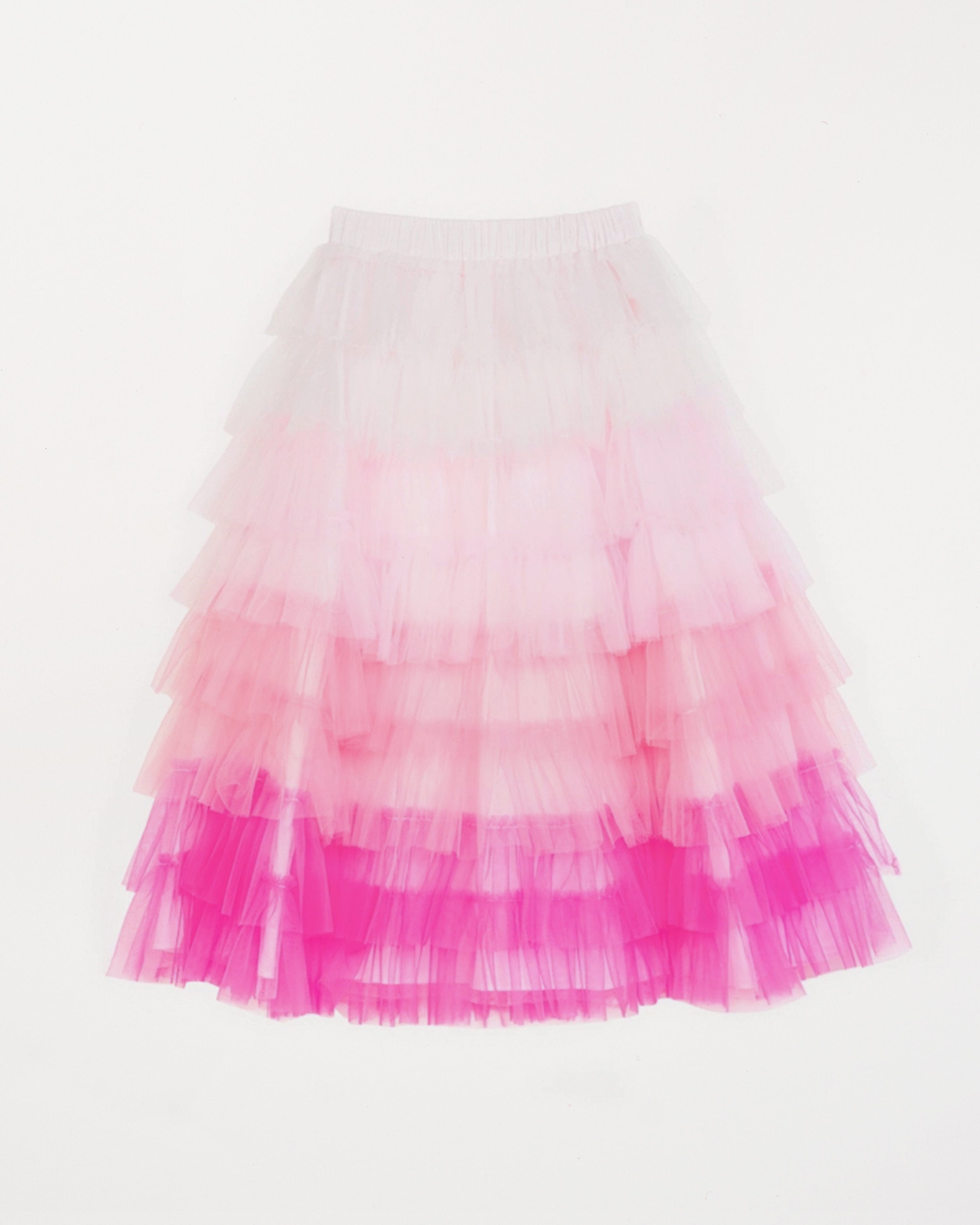 Pink Ruffled Skirt