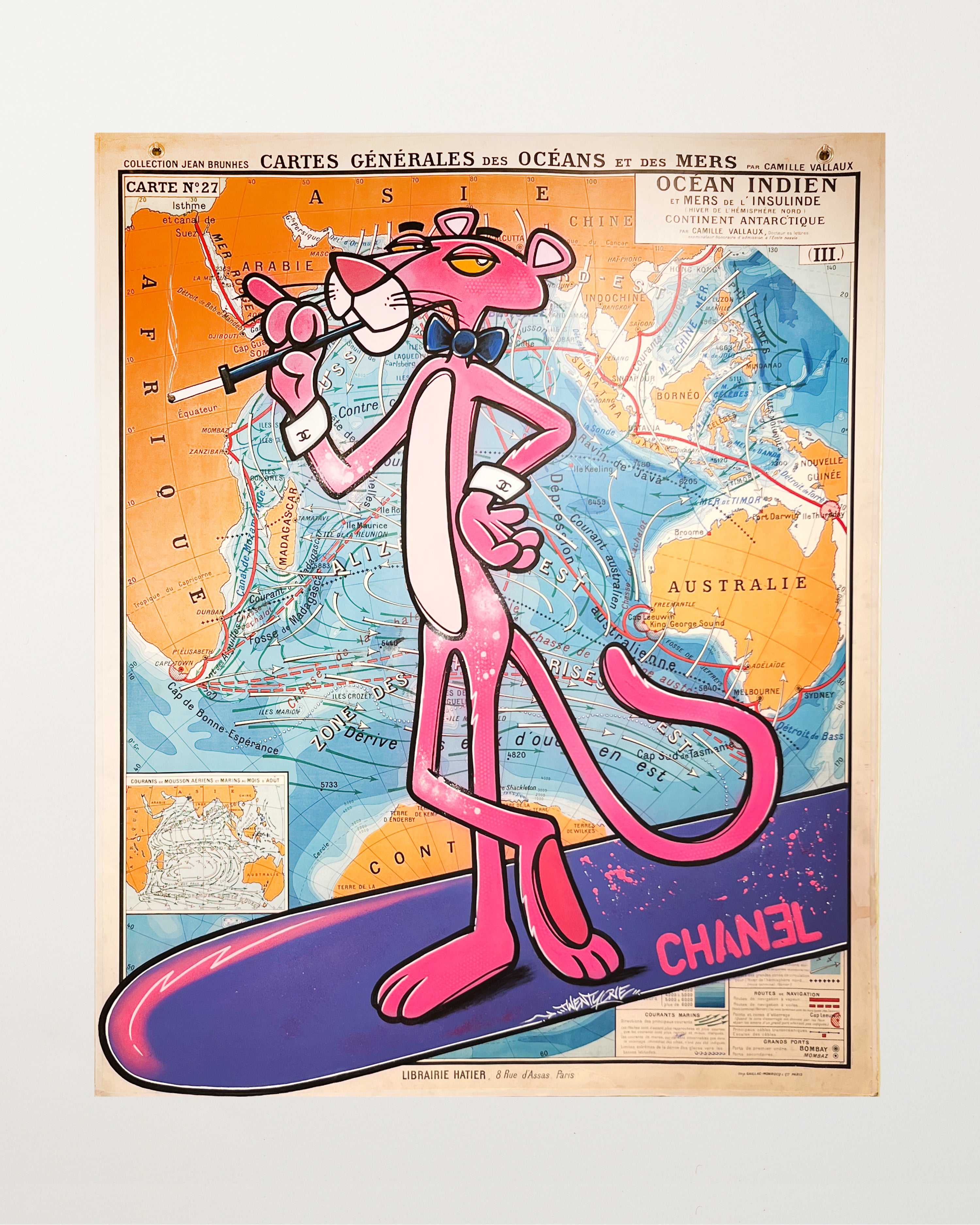 Pink Panther Chanel Graffiti Artwork