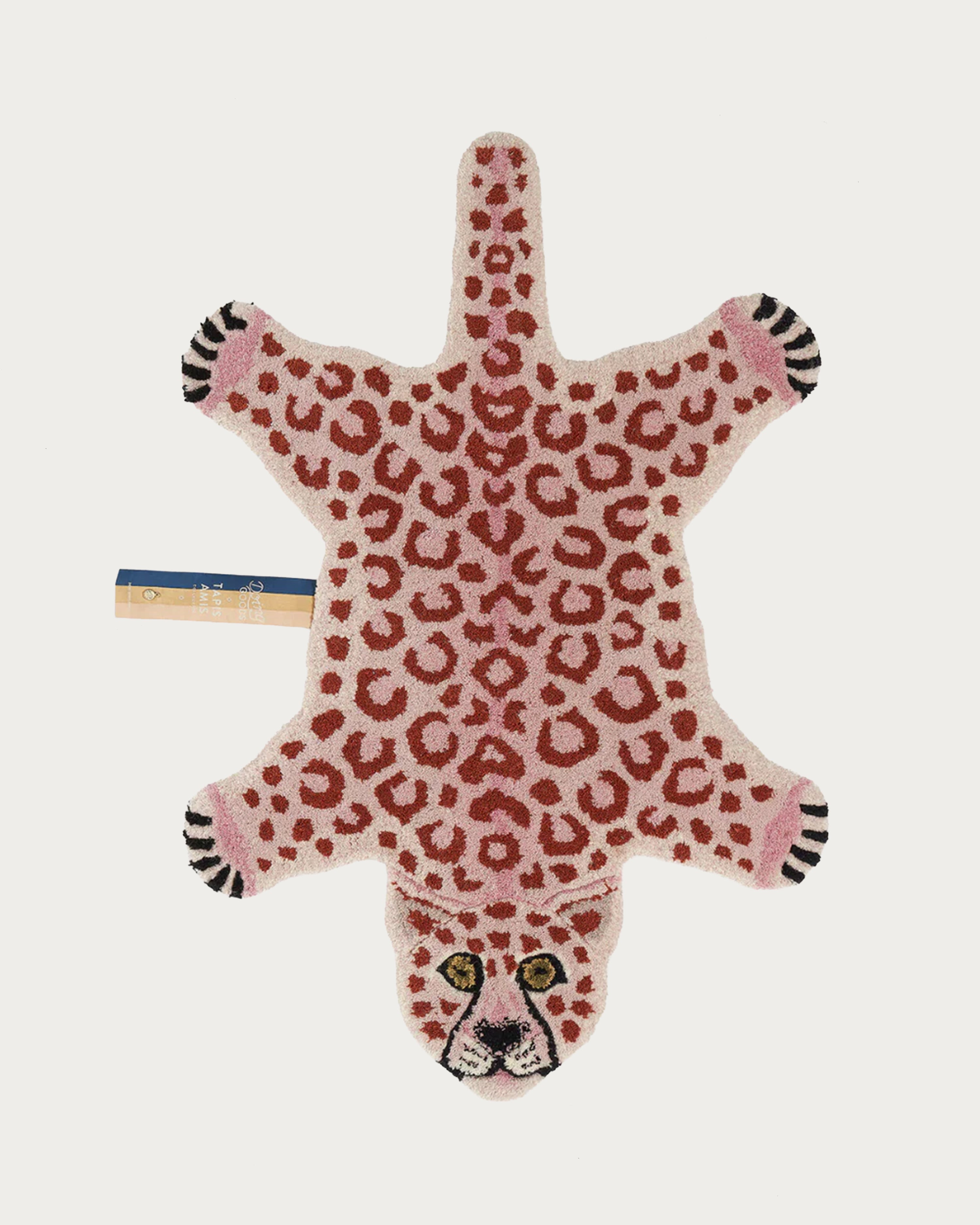 Pinky Leopard Rug Small