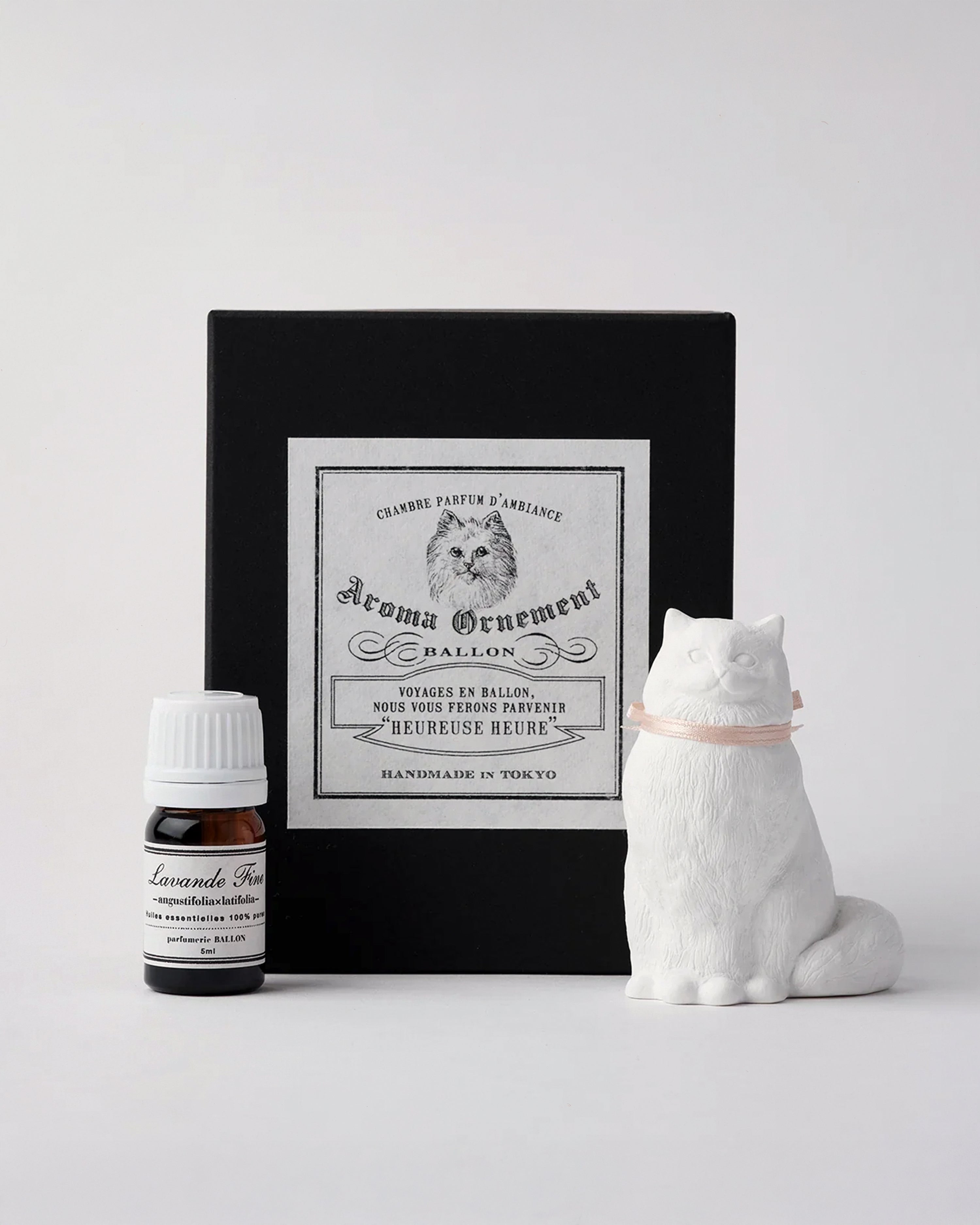 Plaster Aroma Ornament Chiffon Cat