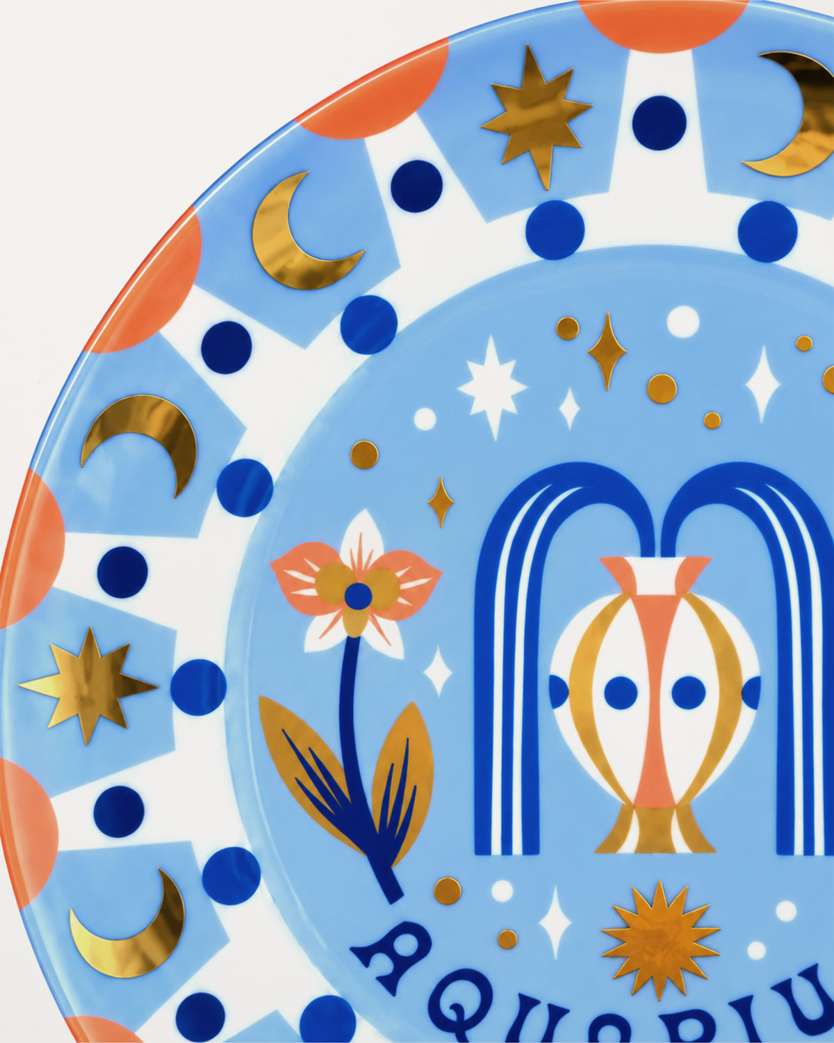 Plate Aquarius D16.5cm