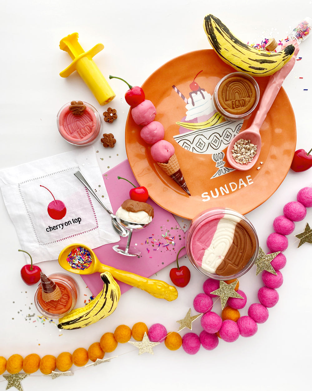 Ice Cream Sundae KidDough Play Kit