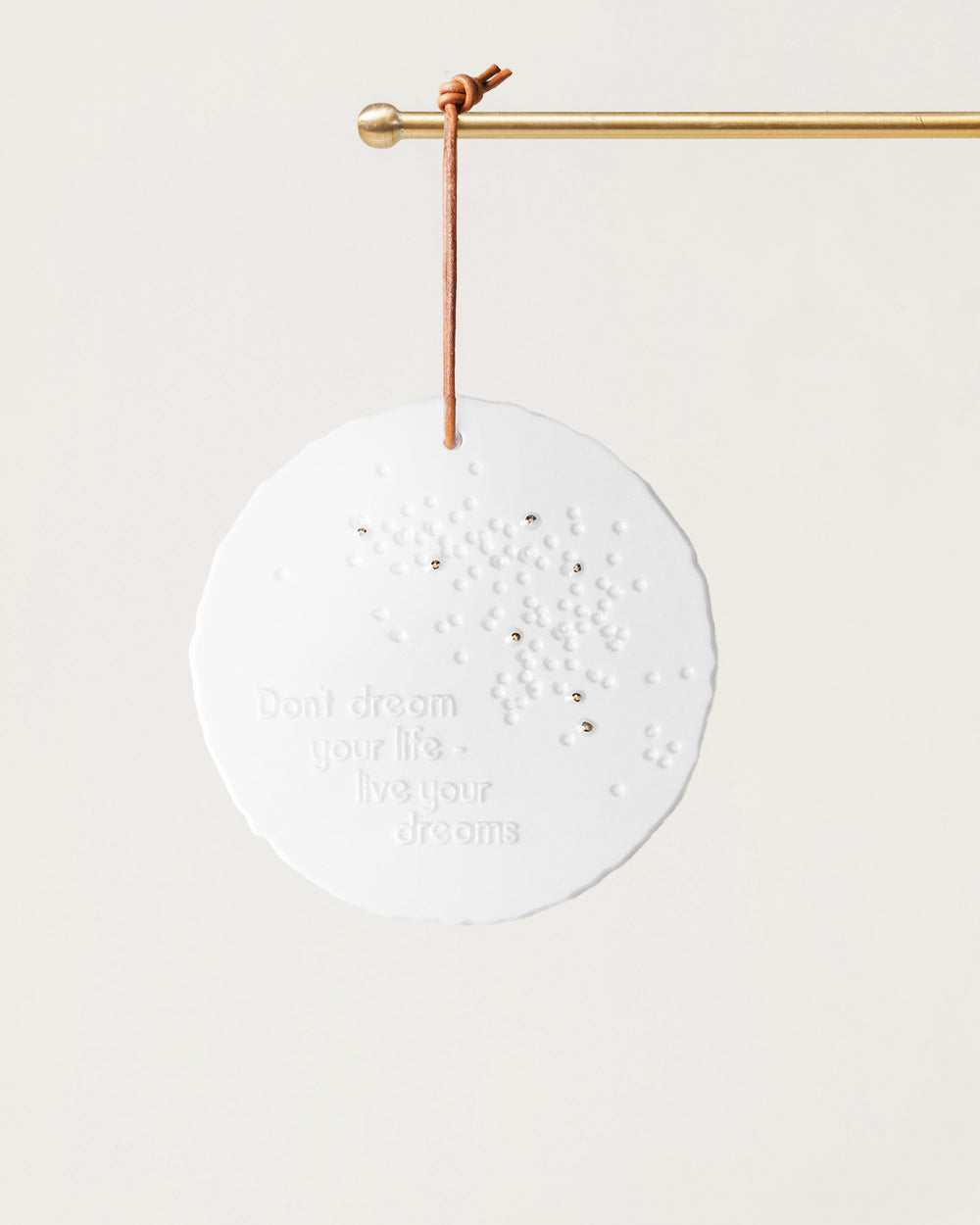 Poetry Medallion Don't Dream Your Life