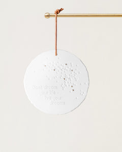 Poetry Medallion Don't Dream Your Life