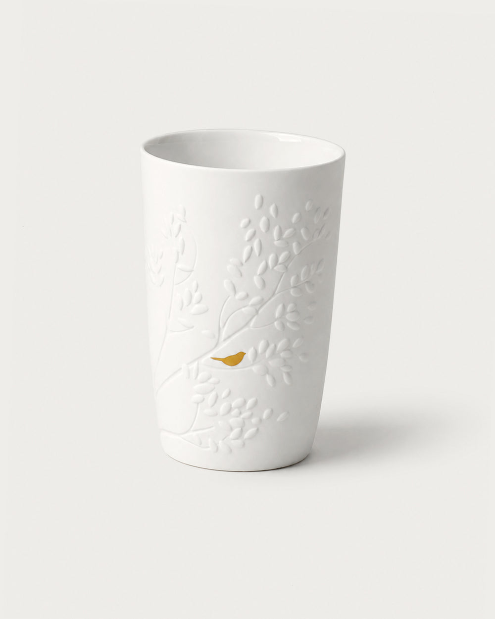 Porcelain Stories Vase Golden Birds