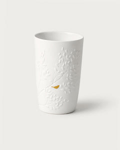 Porcelain Stories Vase Golden Birds