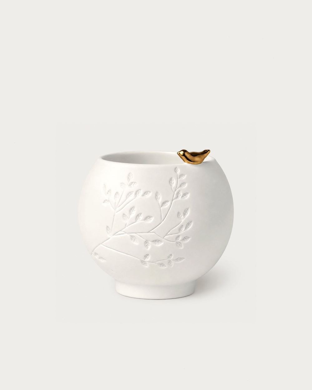 Porcelain Tealight Golden Bird