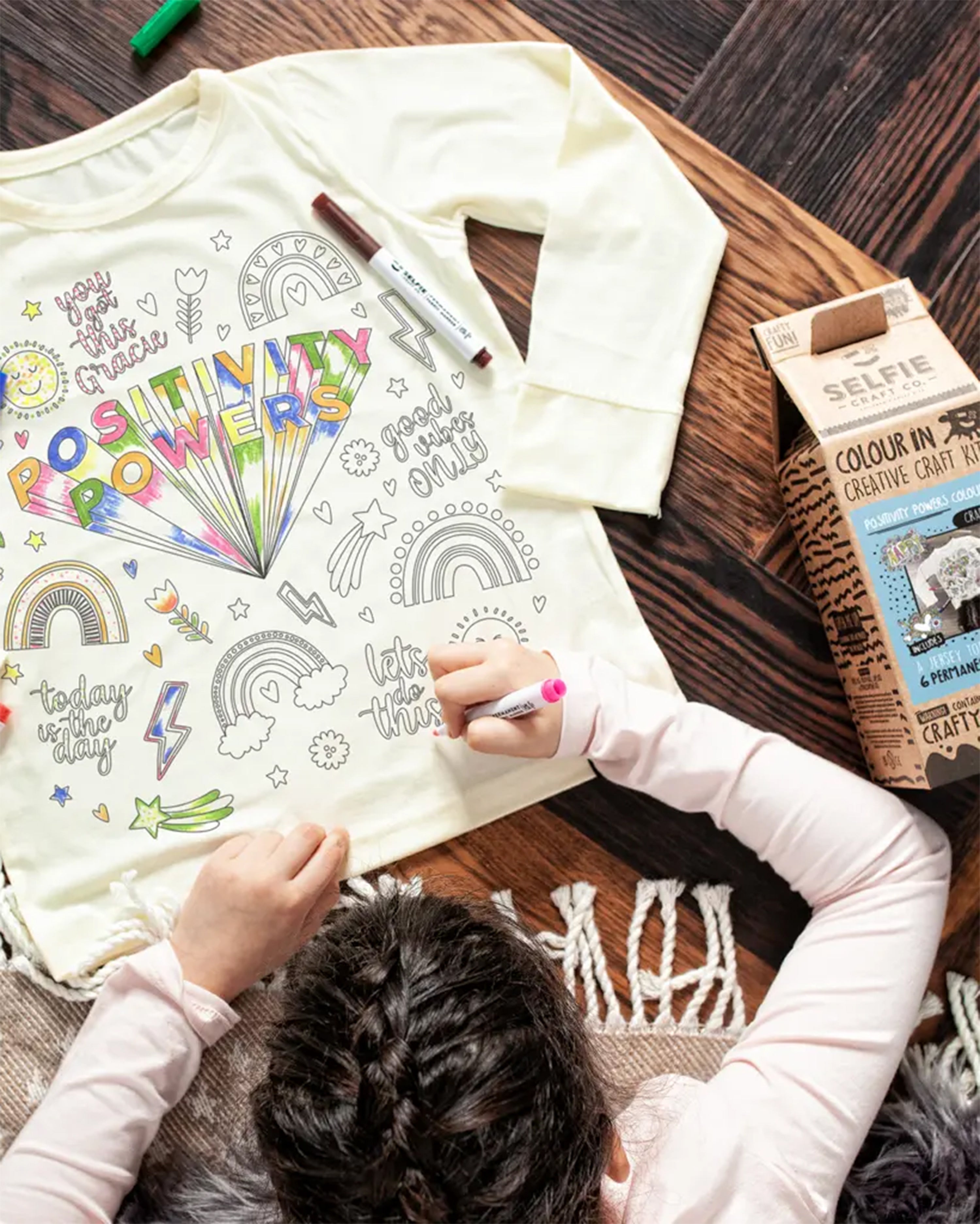 Positivity Powers Colour In T-shirt