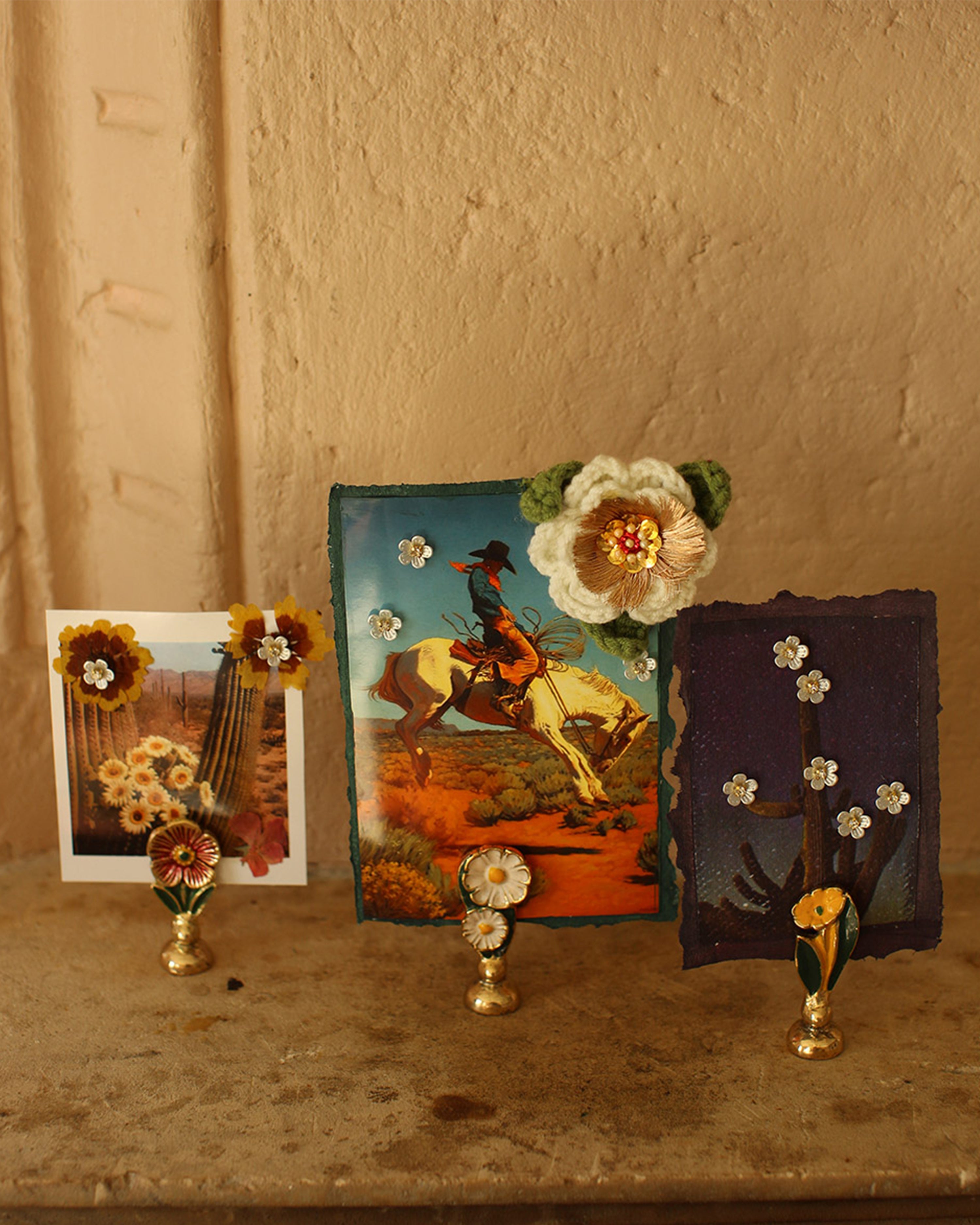 Posy Card Holder Set in Giftbox