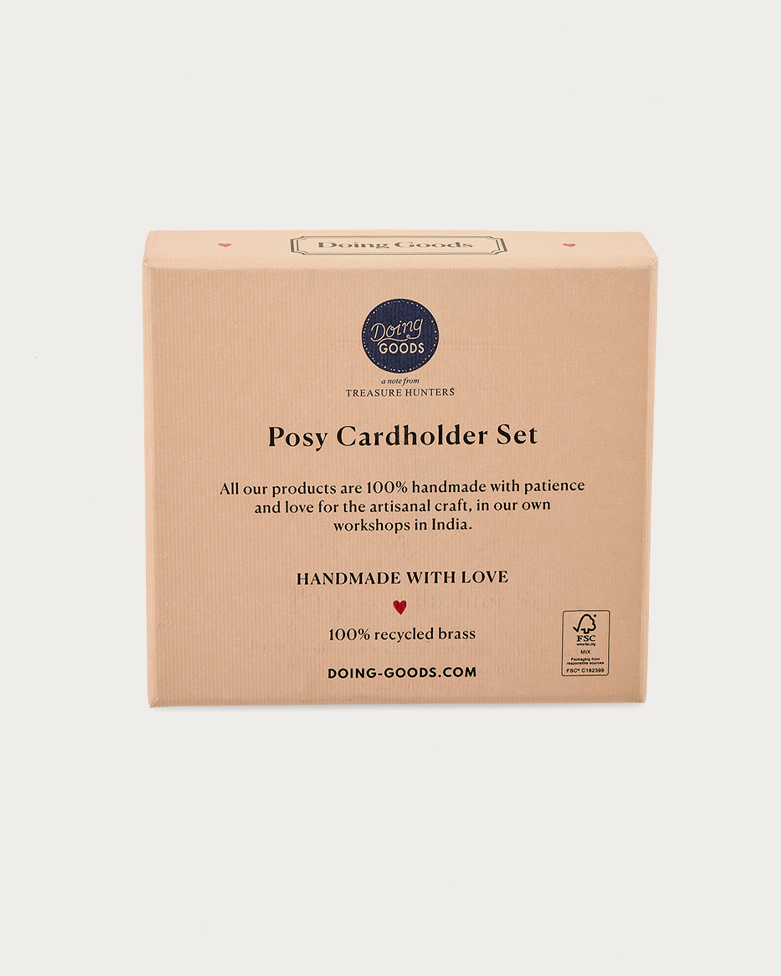 Posy Card Holder Set in Giftbox