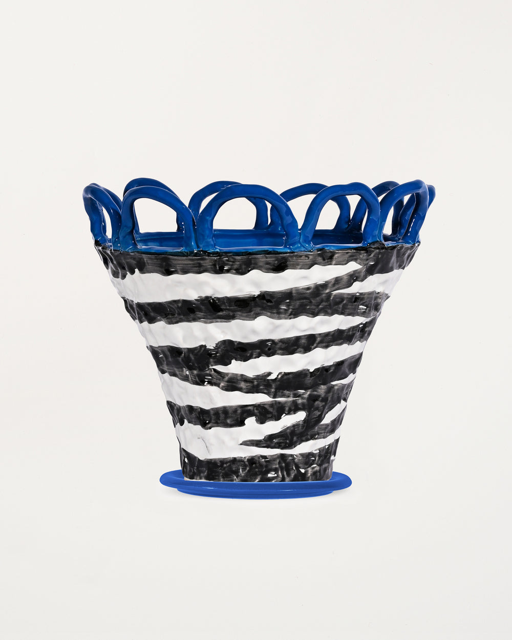Pot Patty S Zebra/Blue