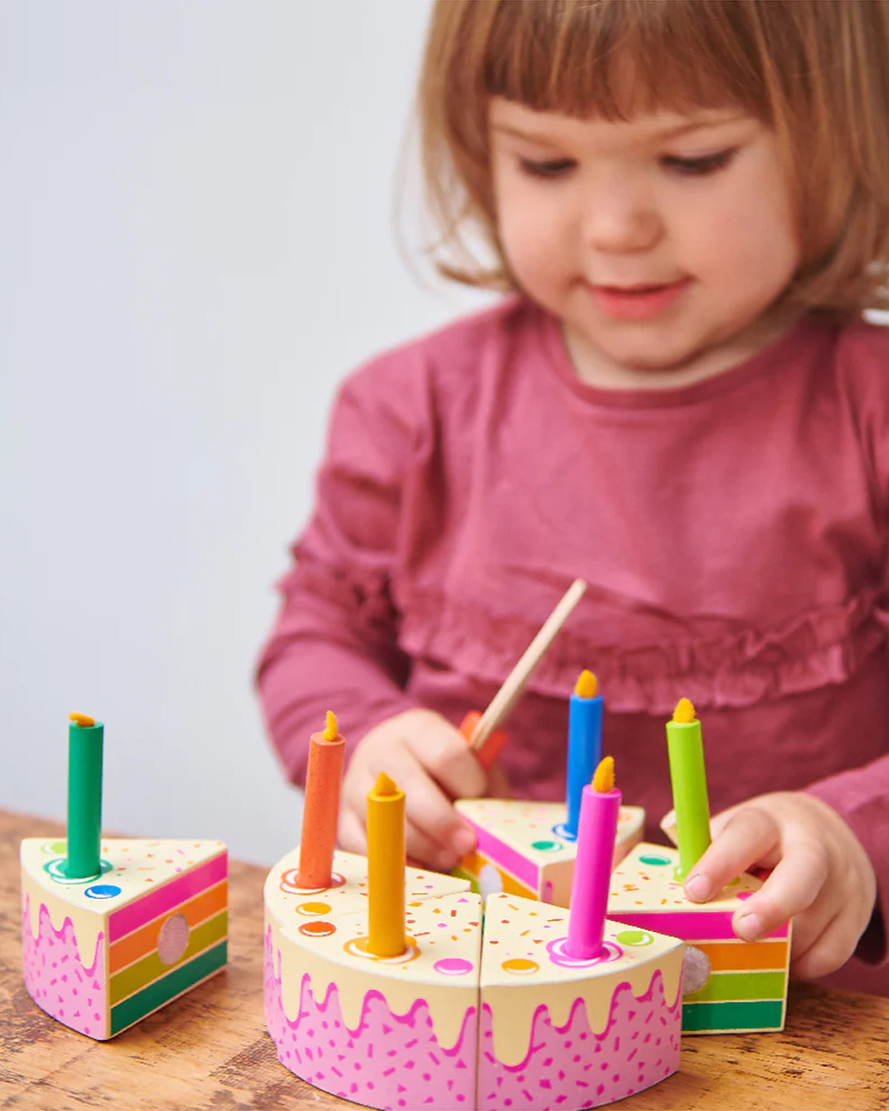 Rainbow Birthday Cake Toy