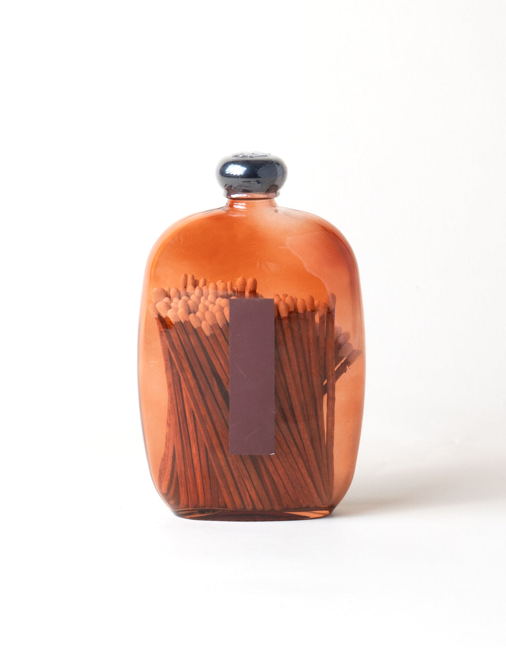 Red Bubble Match Jar