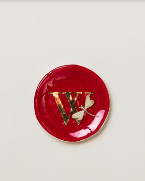 Letter Plate Dragonfly D14cm