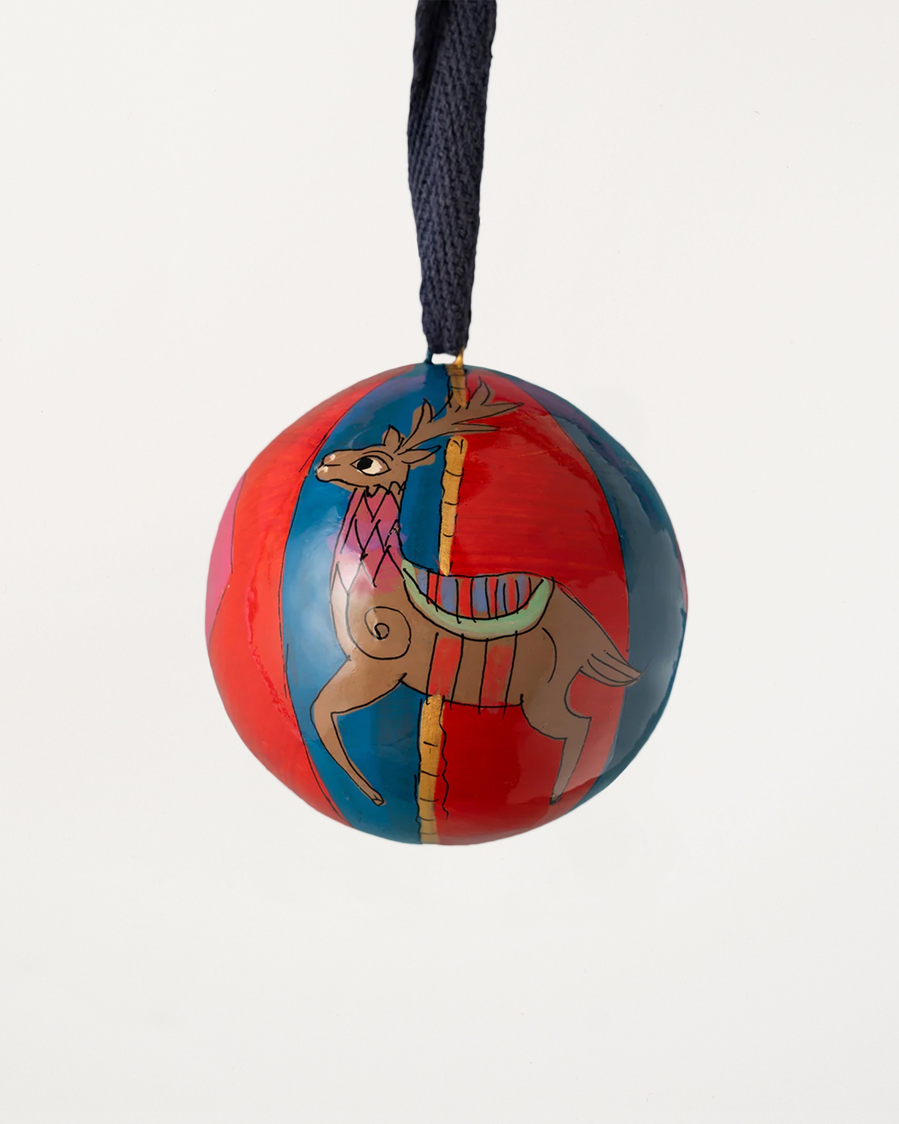 Reindeer Carousel Bauble