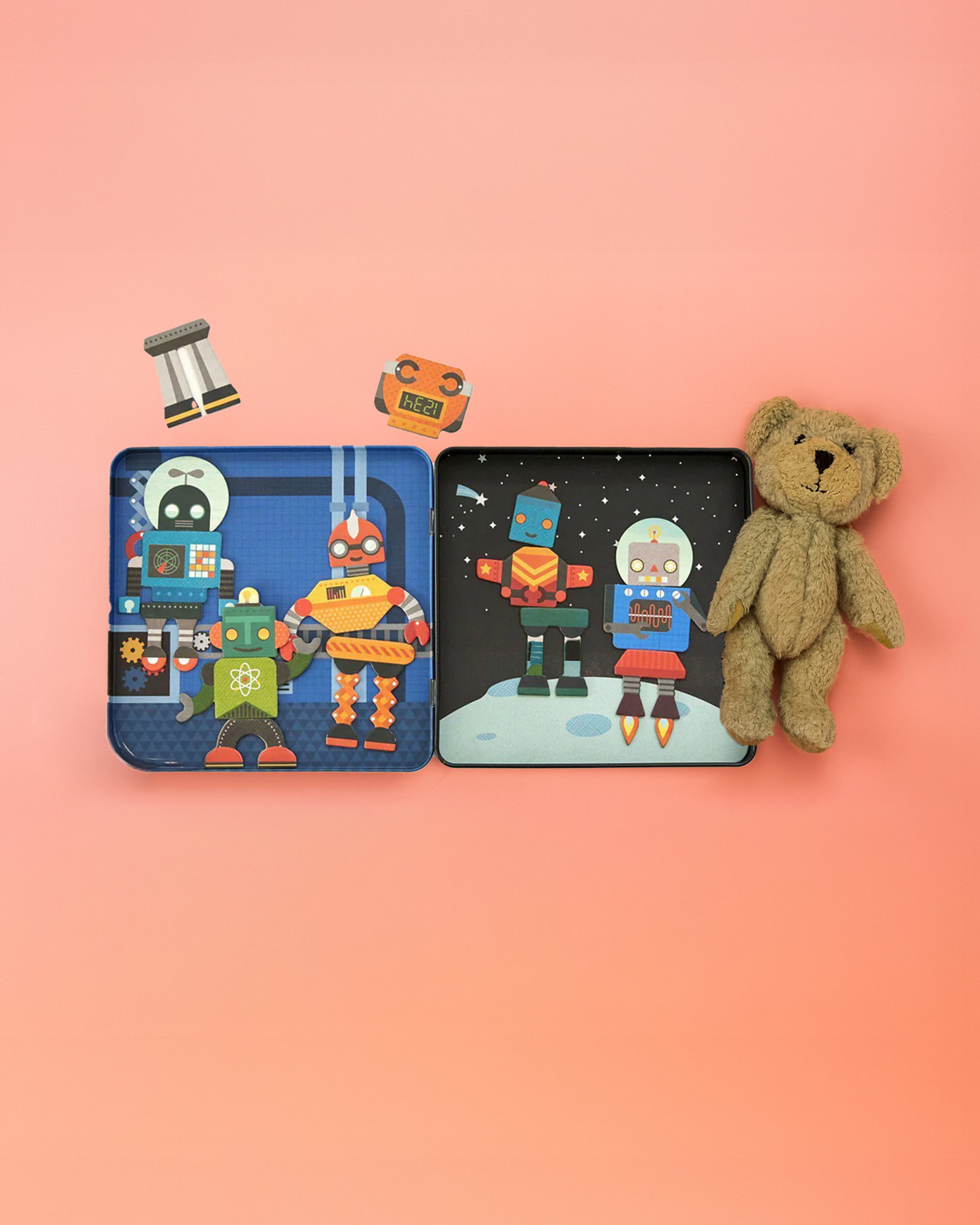 Robot Remix On-the-Go Magnetic Play Set