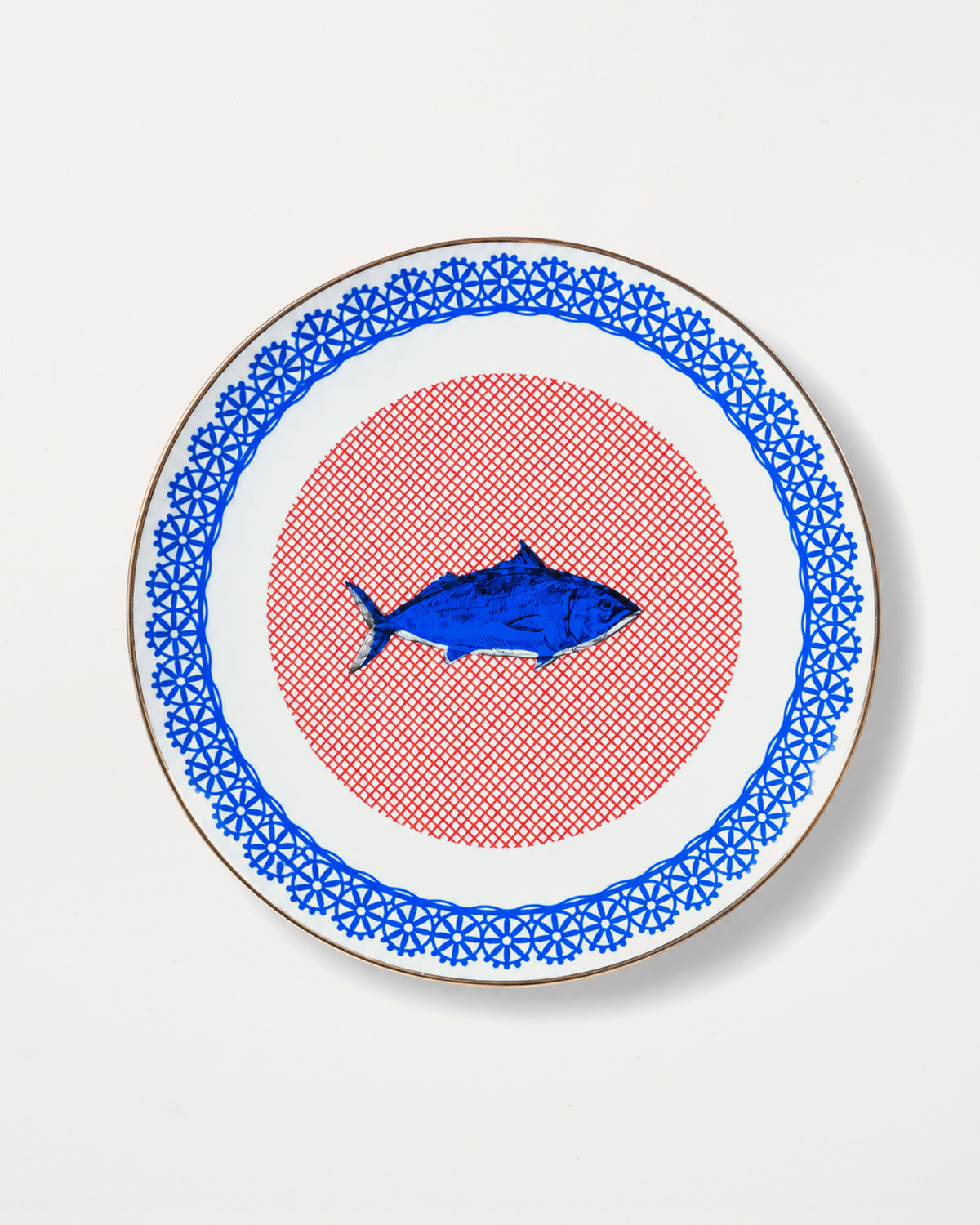 Round Platter/Fish D32cm