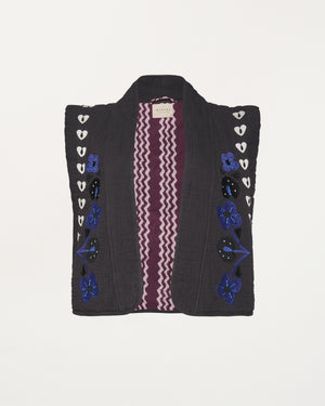 Samira Vest Asphalt