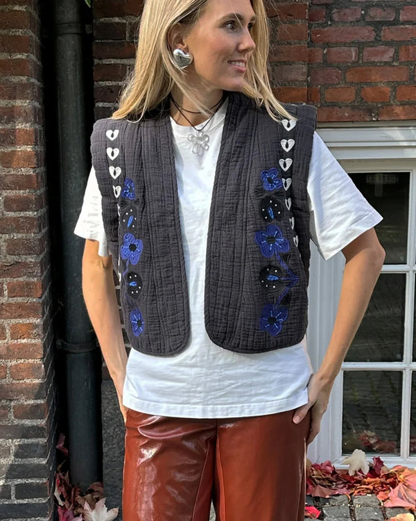 Samira Vest Asphalt