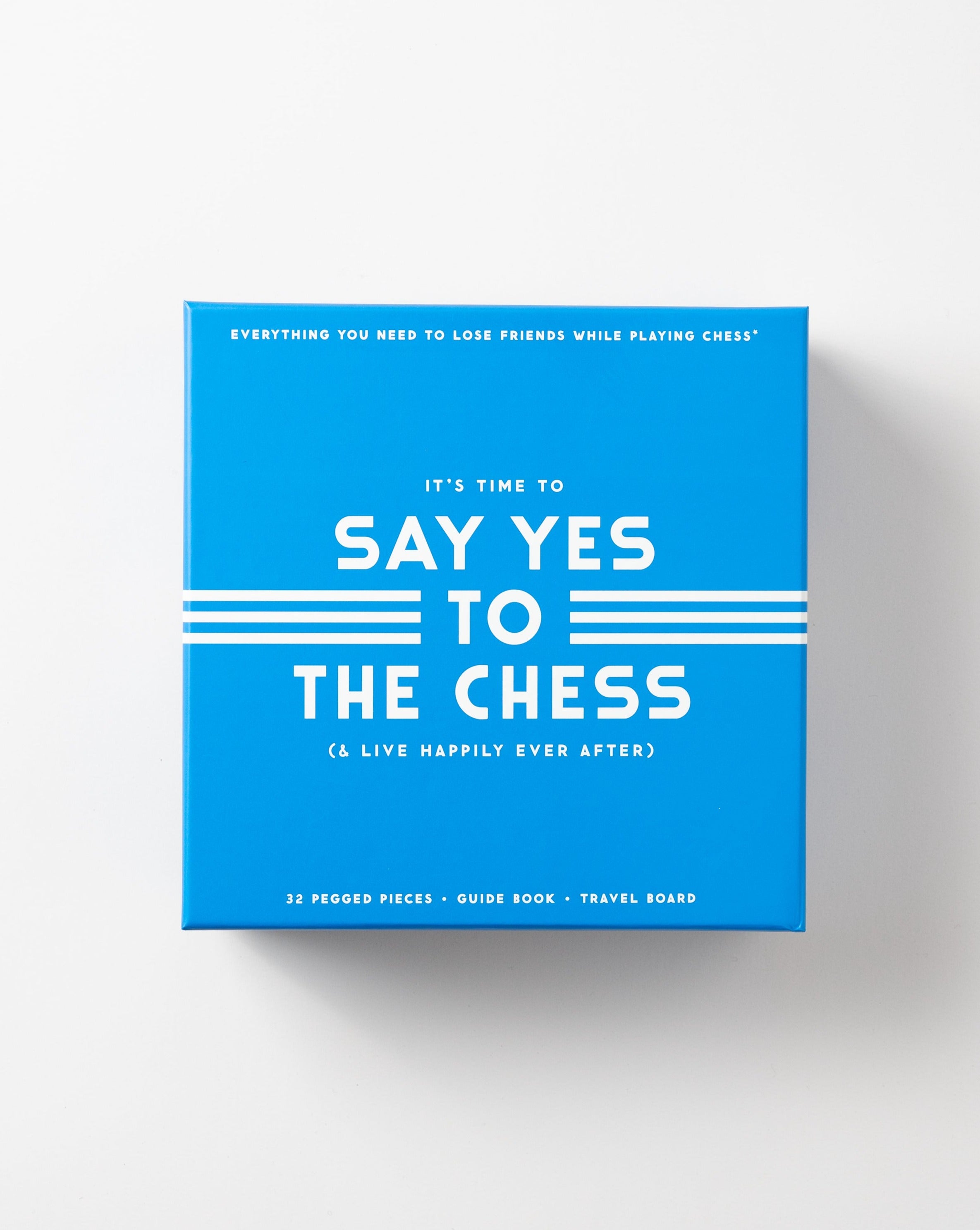 Say Yes To The Chess Game Set