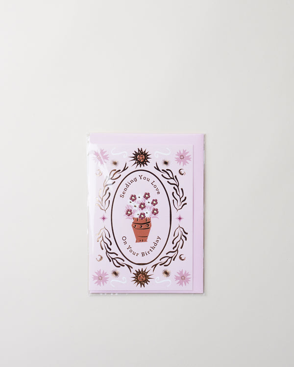 Sending You Love on Your Birthday Card