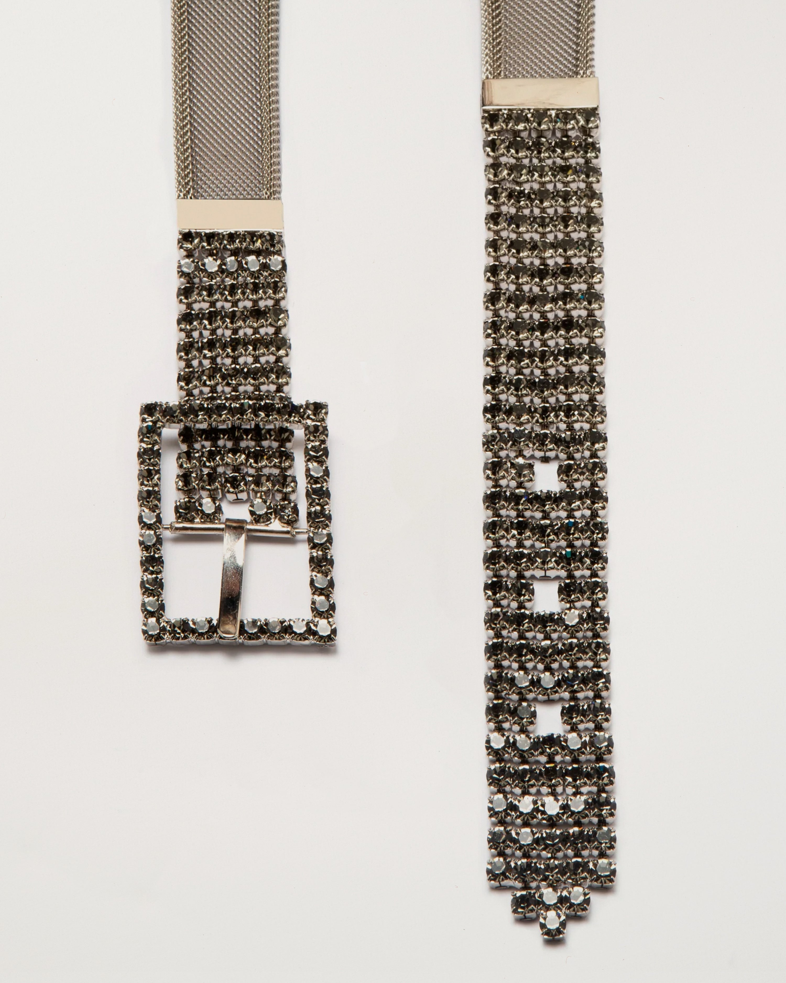 Shali Belt Silver & Grey S/M
