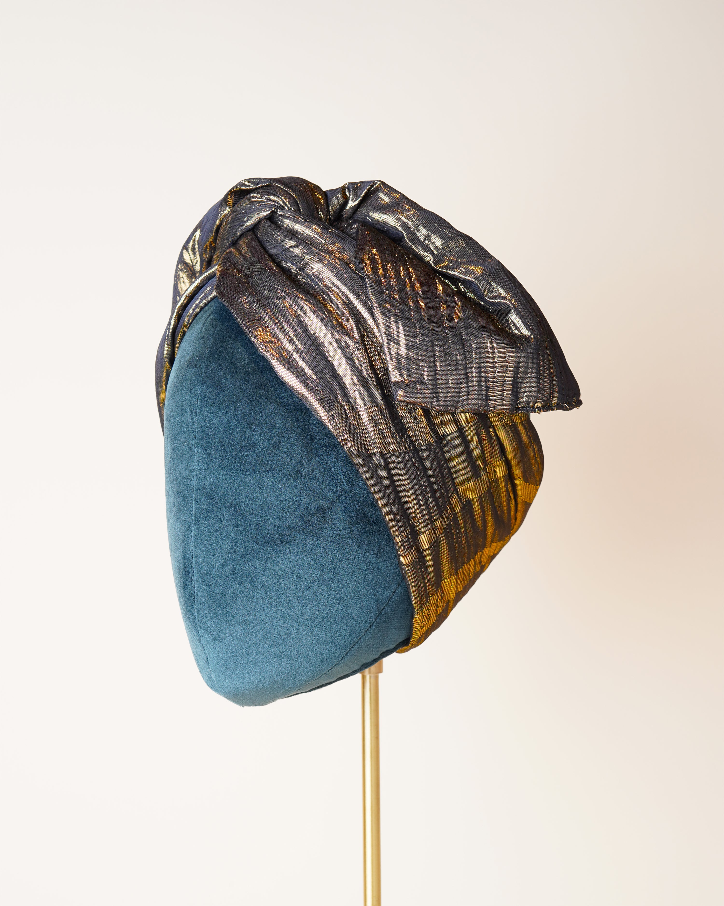 Shimmer Gold Turban/M