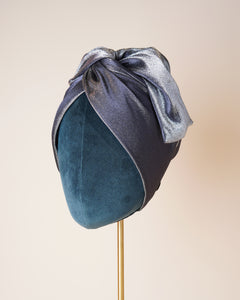 Shimmer Silver Turban/M