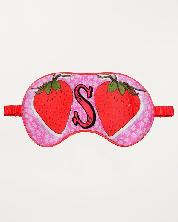 Silk Eye Mask S for Strawberries